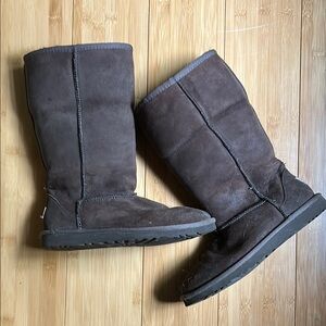 UGG Chocolate Suede Boots
